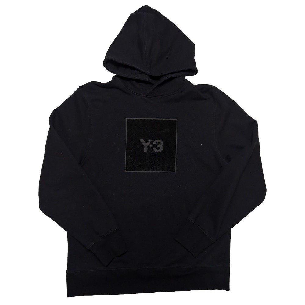 ADIDAS Y-3 Yohji Yamamoto Pullover Hoodie HB3322 Black Cotton Medium M Fit